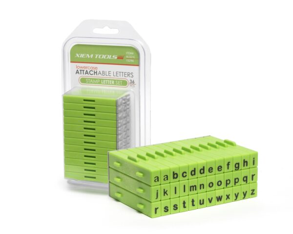 Attachable Letters Stamp Set 36 pcs Lowercase