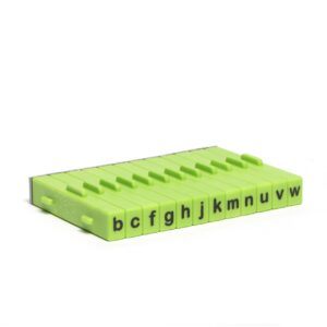 Extra Attachable Letter Stamp Set 12 pcs Lowercase