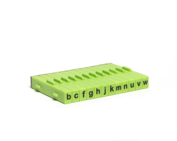 Extra Attachable Letter Stamp Set 12 pcs Lowercase