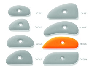 Soft Silicone Rib 7 - Orange