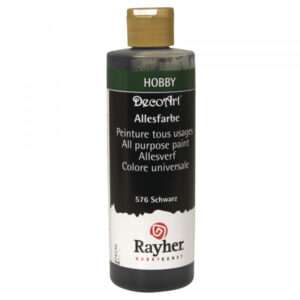acrylverf rayher - zwart mat 59ml