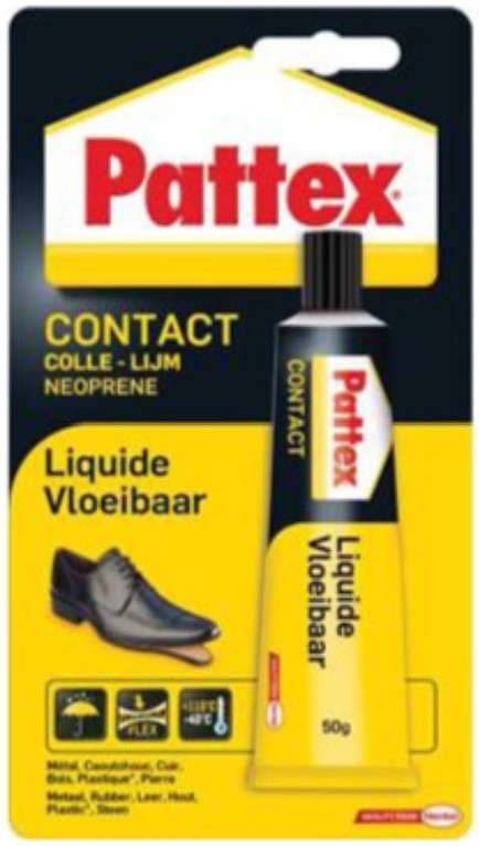 Contactlijm Pattex tube 50gram op blister