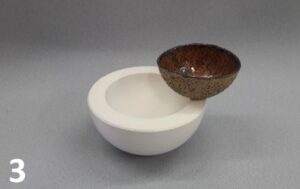 UM-3 DRUKVORM HALVE BOL 12 CM