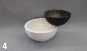 UM-4 DRUKVORM HALVE BOL 15 CM