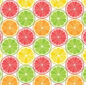 underglaze transfer Citrus Slices 33 cm x 48 cm SANBAO