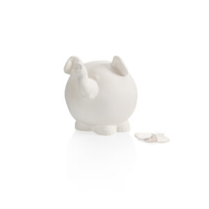 MINI SPAARPOT OLIFANT , H 11 cm, diam. 11.5cm