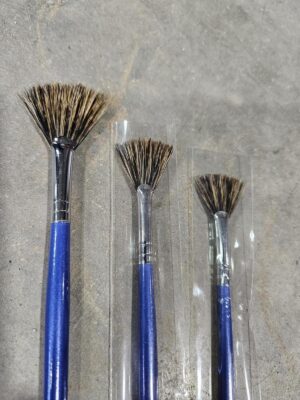 glazuurpenseel hard waaier nr8