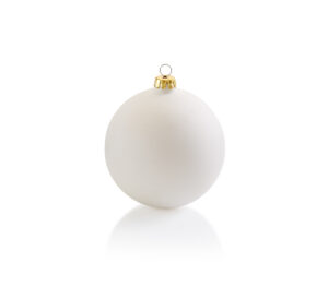 KERSTBAL MET HAAKJE XL 10 CM