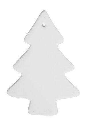 Kerstboom plat 12.5 x 8.5 cm