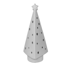 Geometrisch kerstboom theelicht